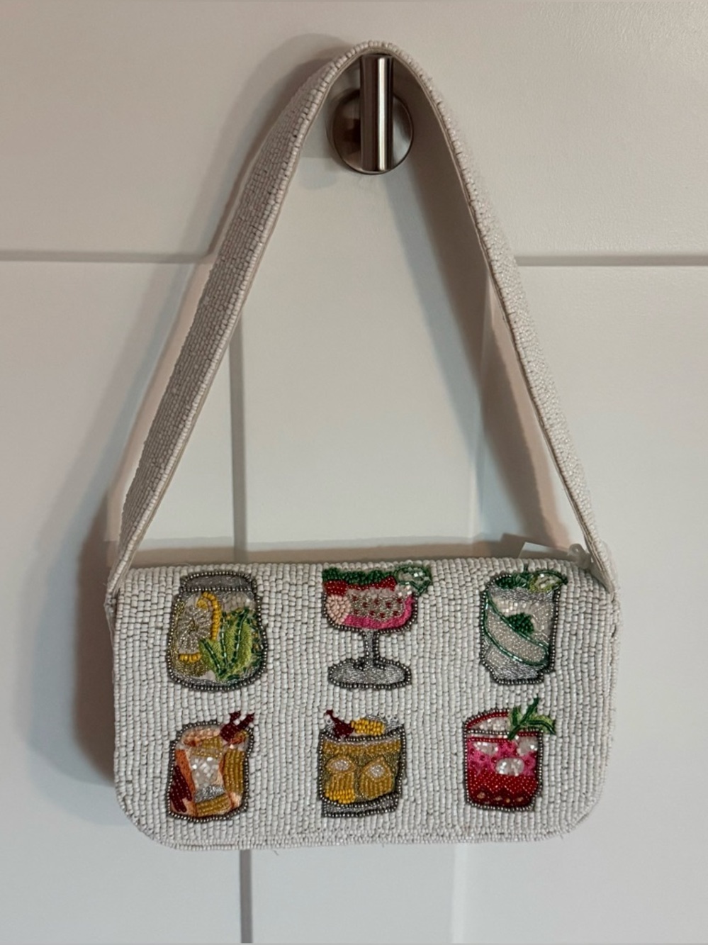 Viral TikTok Hand Beaded Multi-Cocktail Beaded Bag-NWT - Picture 6 of 6